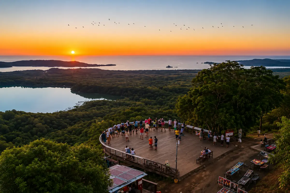 Best sunset viewpoint in Nosy Be Madagascar