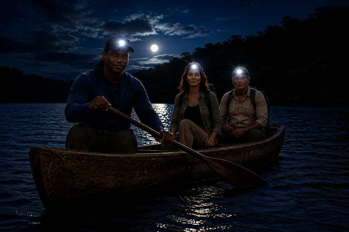 Lokobe National Park night canoe tour in Nosy Be Madagascar