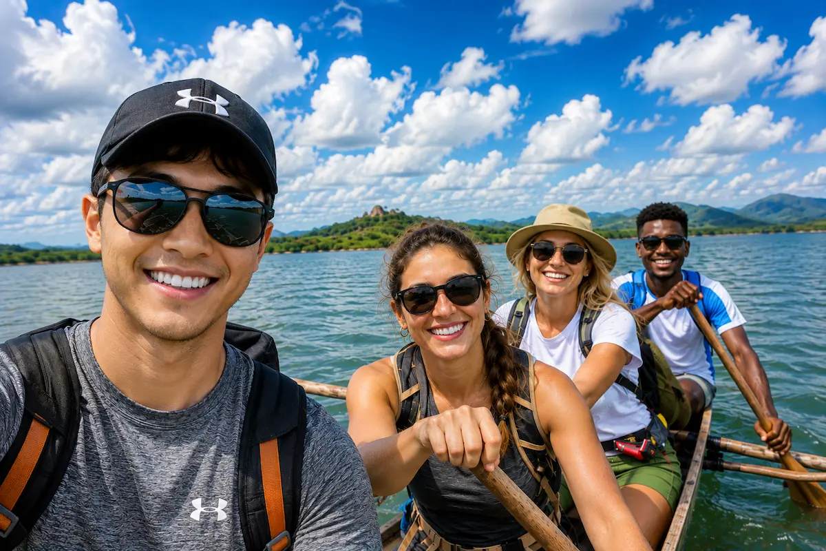 Traditional canoe experience in Madagascar