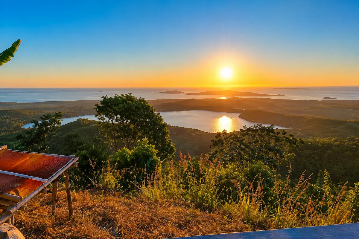 Mont Passot sunset viewpoint in Nosy Be Madagascar