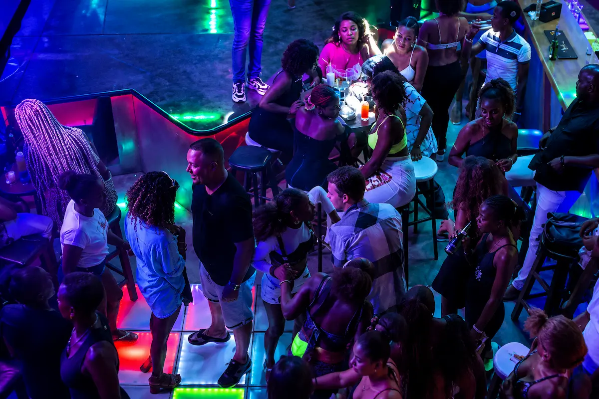 Nightclub dance floor in Nosy Be