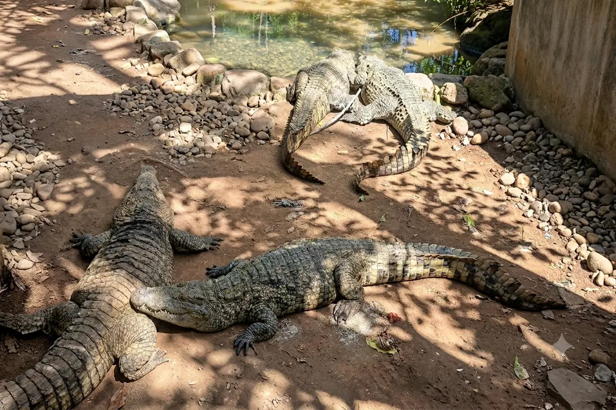 Nile crocodile at Lemuria Land