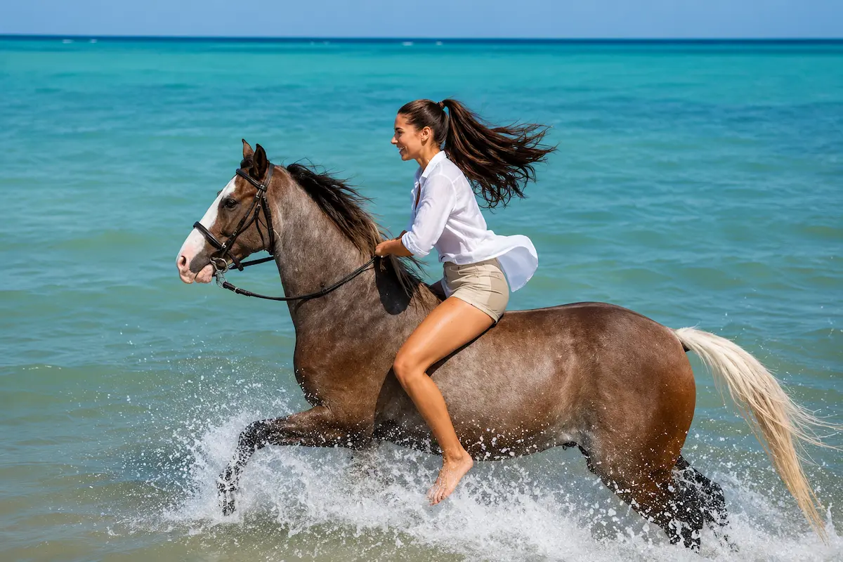 Nosy Be beach horse riding tour