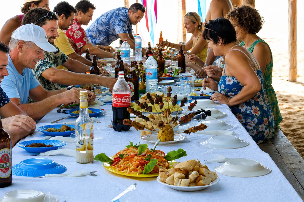 Seafood Beach Lunch in Nosy Be