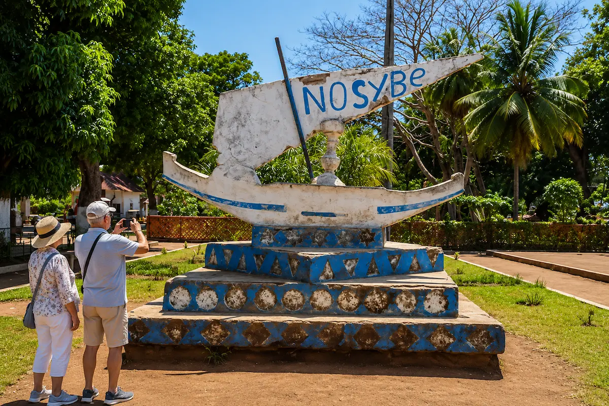 Historic monument in Hell-Ville Nosy Be Madagascar
