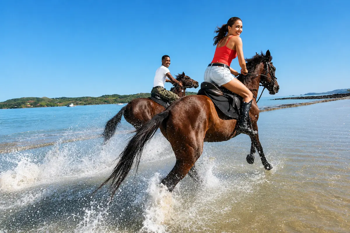 Nosy Be horse riding beach excursion