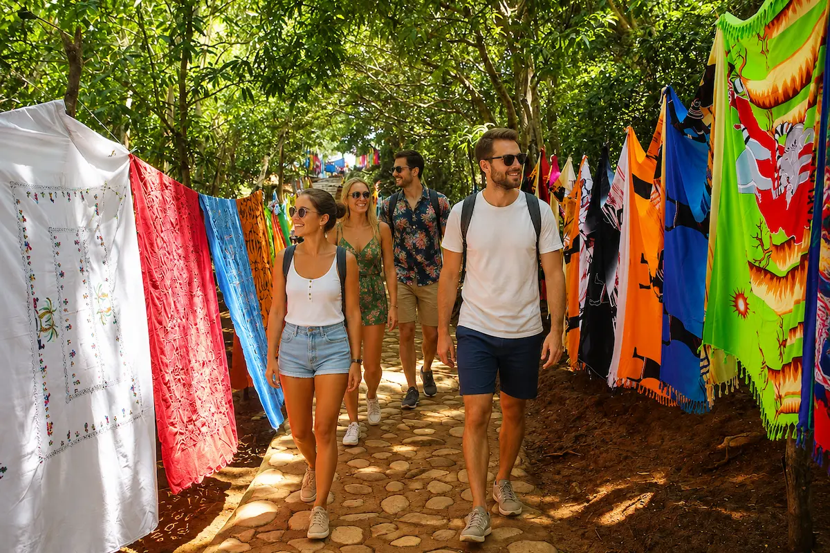 Nosy Iranja local market walking tour in Madagascar