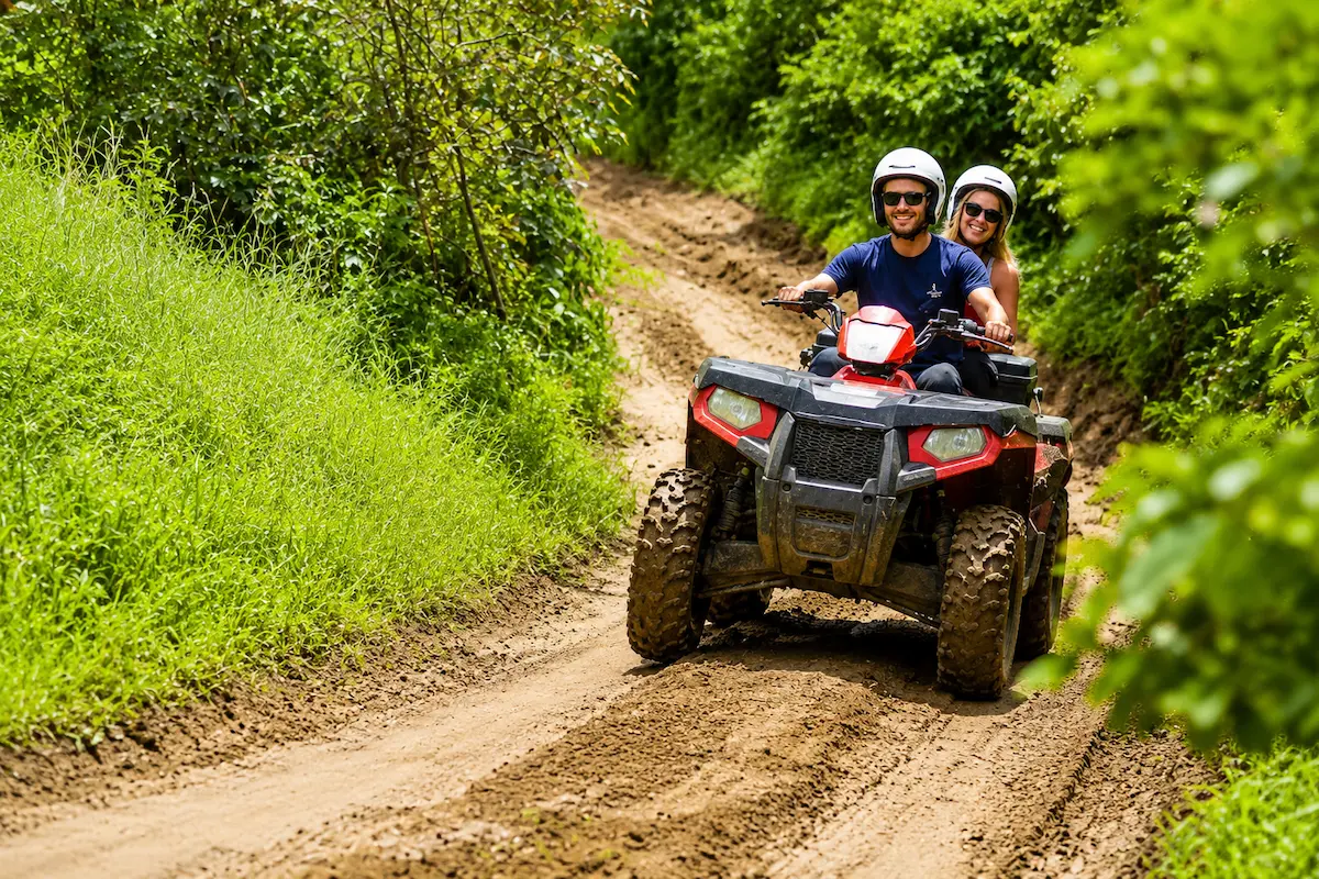 Quad bike adventure tour through Nosy Be Madagascar