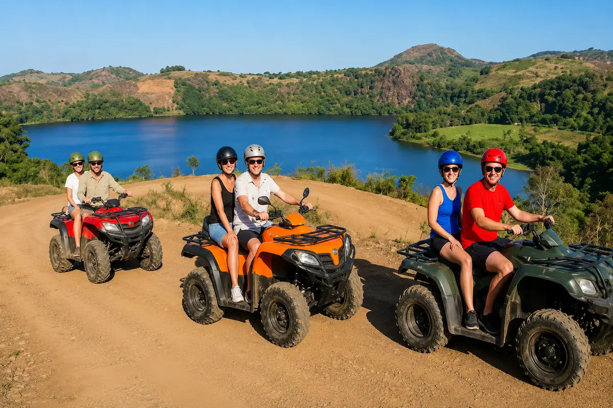 Quad bike tour to Mont Passot in Nosy Be Madagascar