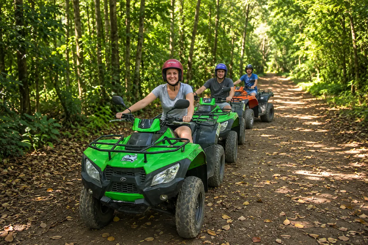 Quad bike tour to sacred site in Nosy Be Madagascar