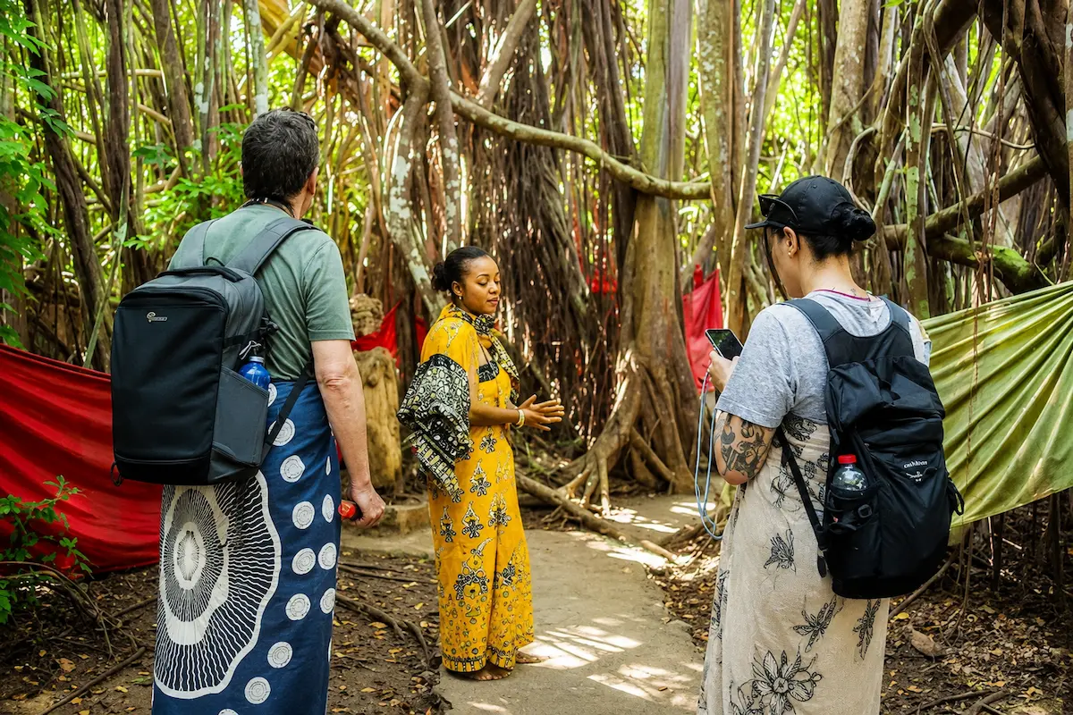 Sacred tree of Mahatsinjo historical site on Nosy Be island