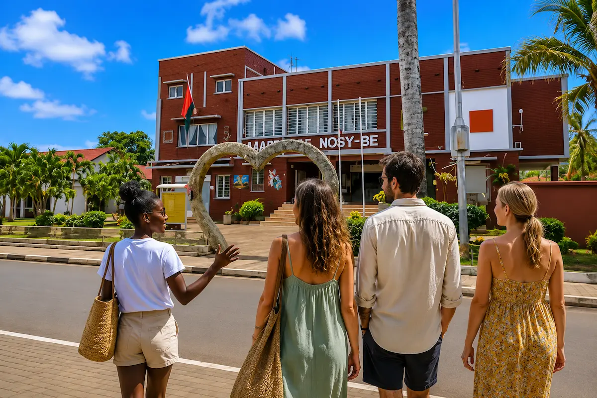 Walking tour in Nosy Be for cruise guests in Madagascar