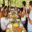 Fresh seafood lunch Nosy Iranja