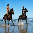 Horse back riding on Nosy Be beach