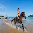 Horse galloping on beach Nosy Be