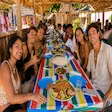 Beachfront lunch on Nosy Iranja Island, Madagascar