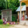 Local primary school children in rural Madagascar