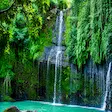 Beautiful tropical waterfall visited during Madagascar nature tour