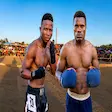 Moraingy fighters face-off before traditional boxing match in Nosy Be Madagascar