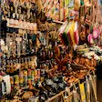 Local handicrafts and souvenirs at the market in Nosy Be