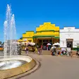 Nosy Be public market fountain in Madagascar