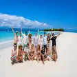 Group tour at Nosy Iranja Beach, Madagascar