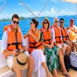 Boat Tour Passengers heading to Nosy Iranja from Nosy Be