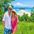 Nosy Iranja sandbank tropical viewpoint
