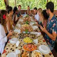Seafood lunch at Nosy Iranja from Nosy Be Madagascar