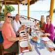 Traditional Malagasy lunch served during a Nosy Komba tour in Madagascar