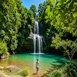 Sacred waterfall in Nosy Be Madagascar