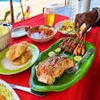 Traditional Malagasy beach lunch at Nosy Sakatia, Madagascar
