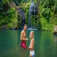 Tropical waterfall lagoon adventure in Madagascar