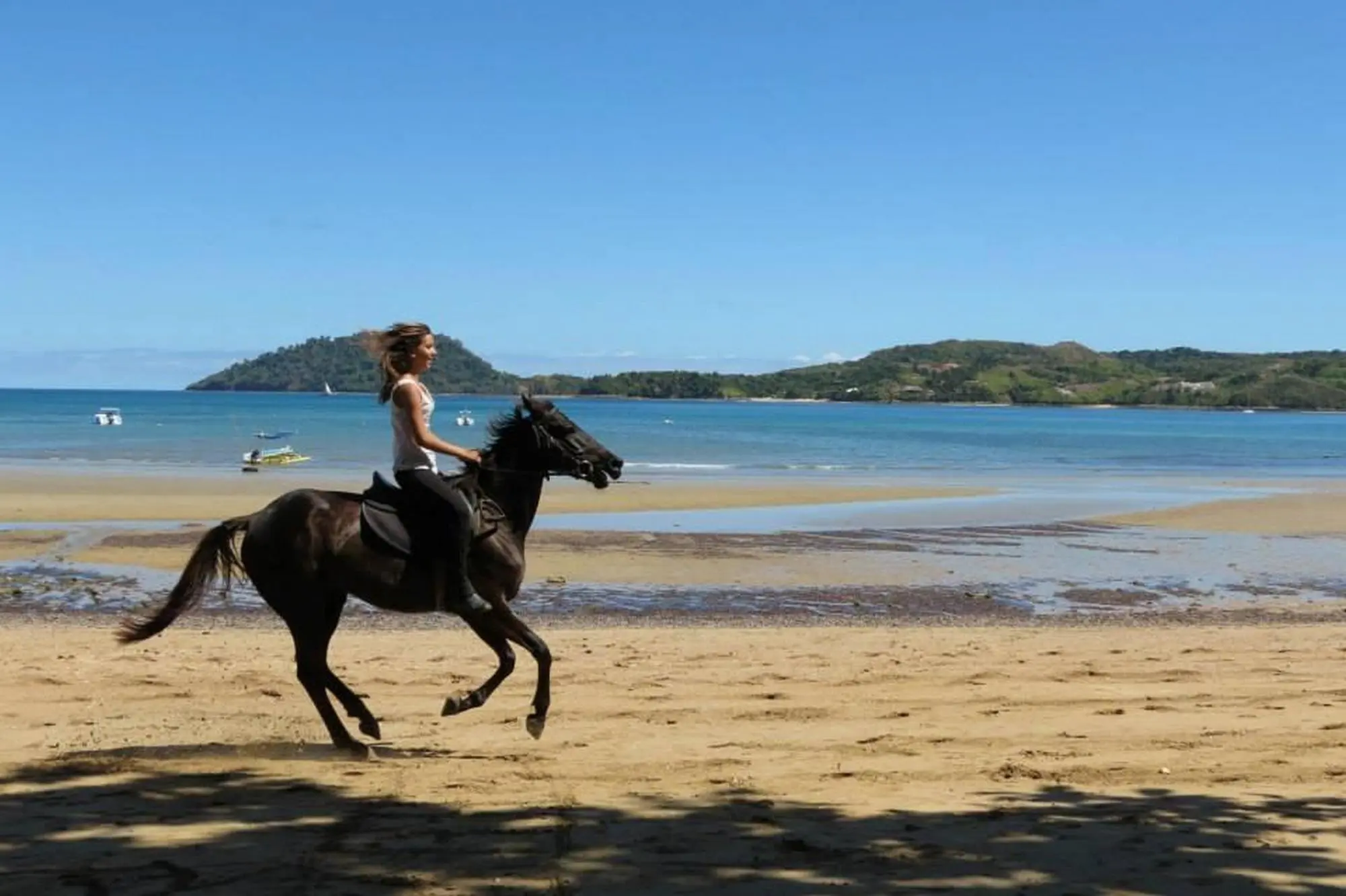 Fun horseback riding activity in Nosy Be Madagascar