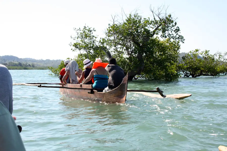 Pirogue ride to Lokobe Forest – traditional canoe access to national park
