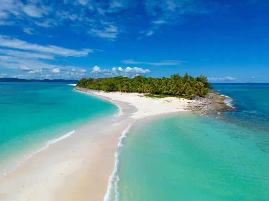 Nosy Iranja paradise beach near Nosy Be, a top tourist destination in Madagascar for guided trips in 2025