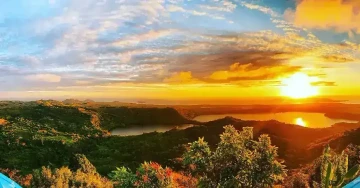 Sacred Mont Passot hill in Nosy Be Madagascar, famous sunset viewpoint with panoramic island views